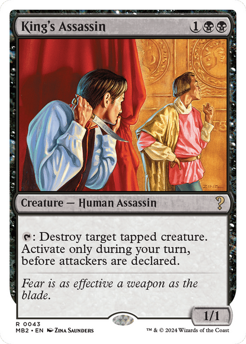 King's Assassin (MB2-043) - rare