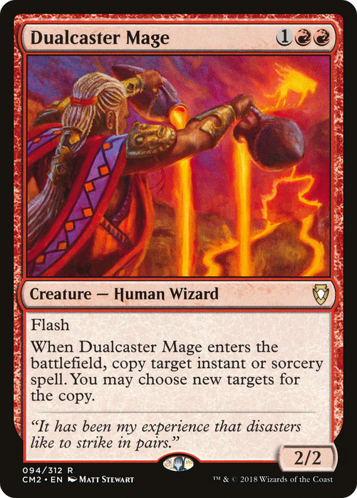 Dualcaster Mage (CM2-094) - rare