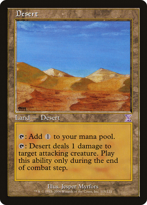 Desert (TSB-118) - special - Foil