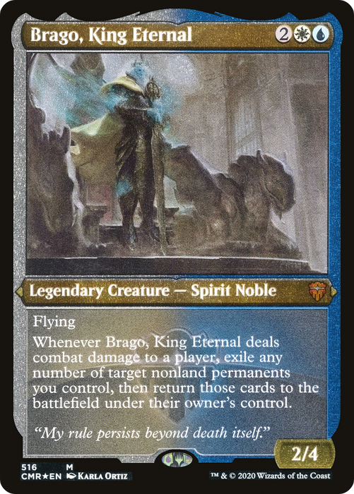 Brago, King Eternal (CMR-516) - mythic - Etched Foil