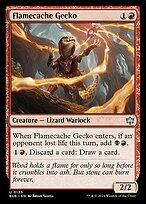 Flamecache Gecko (BLB-135) - uncommon - Foil