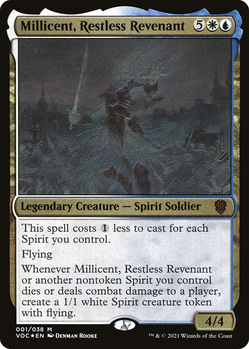 Millicent, Restless Revenant (VOC-001) - mythic - Etched Foil