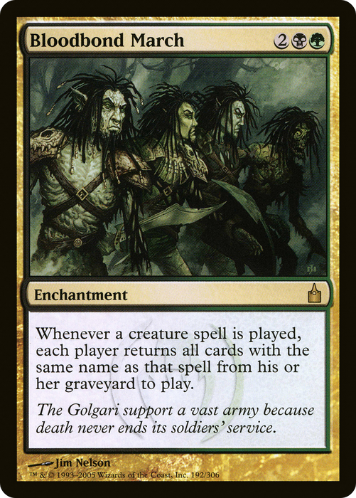 Bloodbond March (RAV-192) - rare