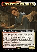 Moira Brown, Guide Author (PIP-420) - rare: (Extended Art) - Foil