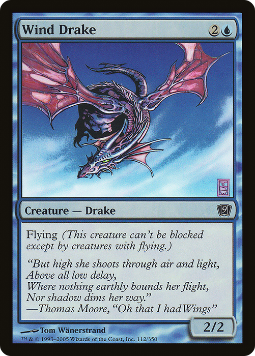 Wind Drake (9ED-112★) - common - Foil
