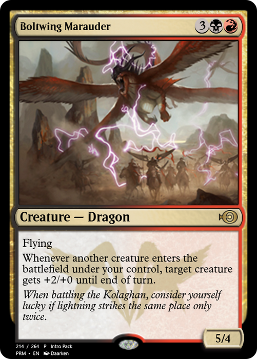 Boltwing Marauder (PRM-56998) - rare - Foil