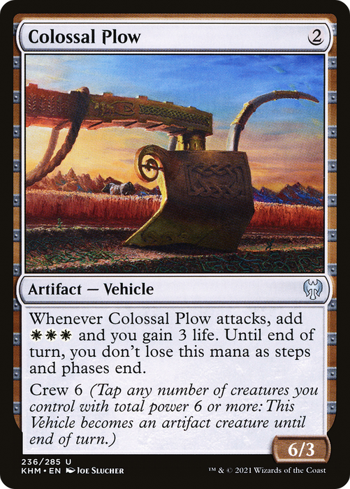 Colossal Plow (KHM-236) - uncommon - Foil