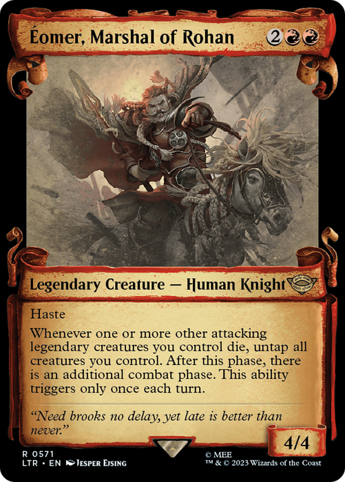 Éomer, Marshal of Rohan (LTR-571) - rare: (Showcase) - Foil