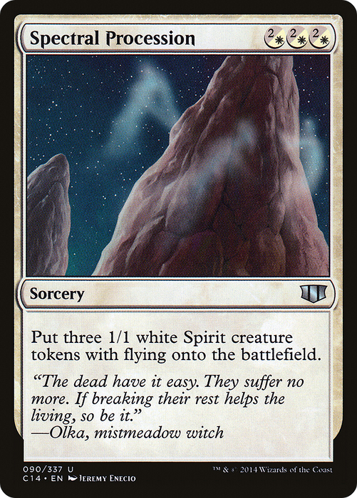 Spectral Procession (C14-090) - uncommon