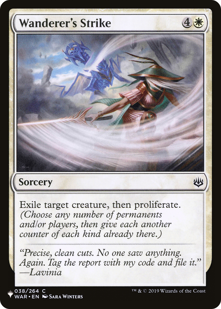 Wanderer's Strike (LIST-WAR-38) - common