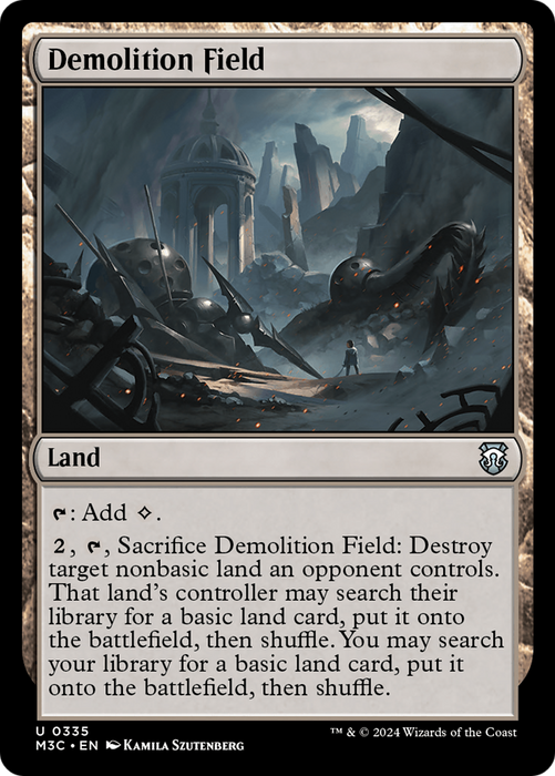 Demolition Field (M3C-335) - uncommon - Foil