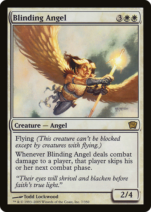 Blinding Angel (9ED-07★) - rare - Foil