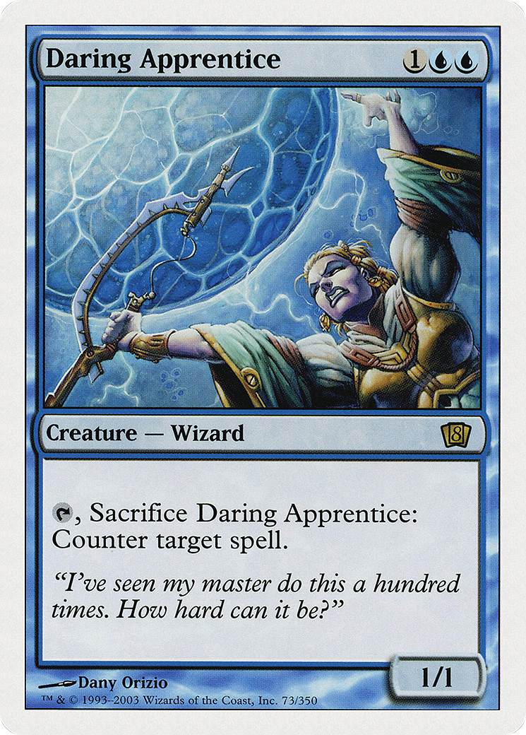 Daring Apprentice (8ED-073) - rare