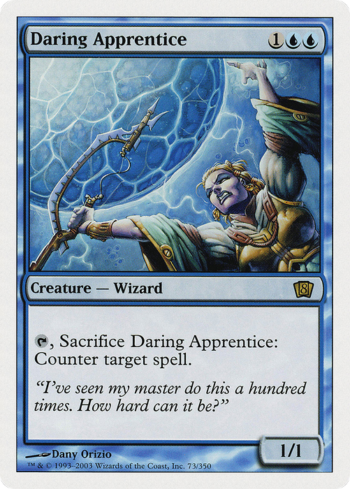 Daring Apprentice (8ED-073) - rare