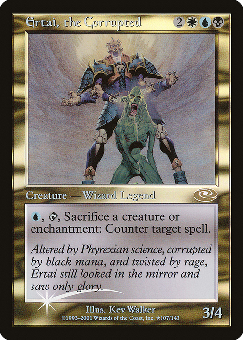 Ertai, the Corrupted (PLS-107★) - rare - Foil