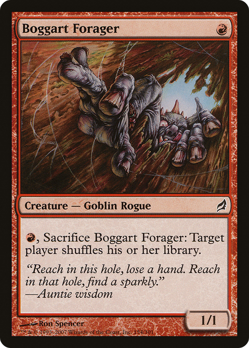 Boggart Forager (LRW-154) - common - Foil