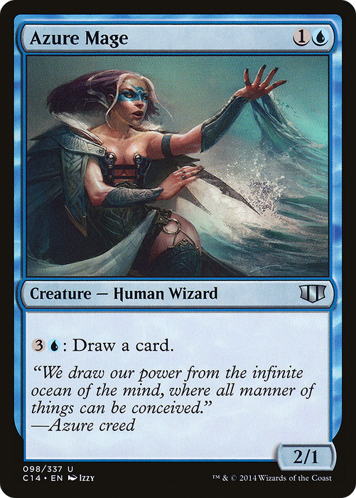 Azure Mage (C14-098) - uncommon