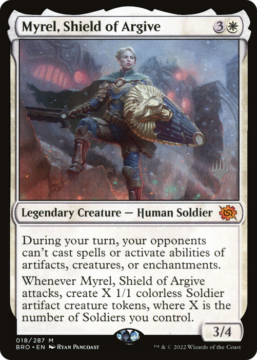 Myrel, Shield of Argive (PPBRO-18P) - mythic