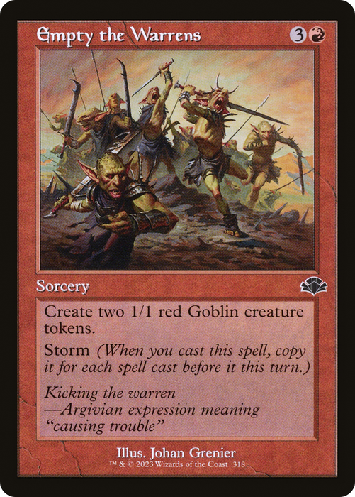 Empty the Warrens (DMR-318) - common - Foil