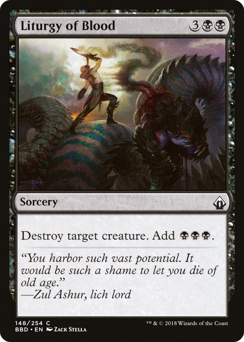 Liturgy of Blood (BBD-148) - common - Foil
