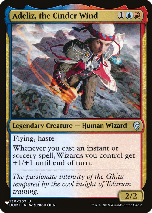 Adeliz, the Cinder Wind (LIST-DOM-190) - uncommon