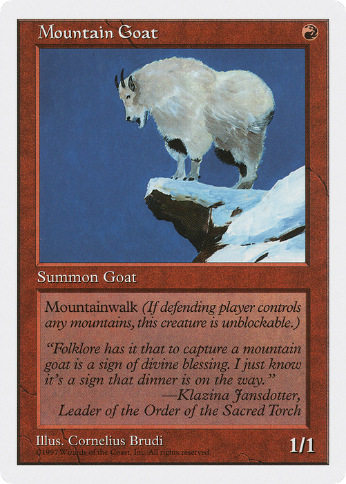 Mountain Goat (5ED-252) - common
