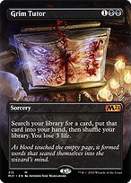Grim Tutor (M21-315) - mythic (Borderless) - Foil