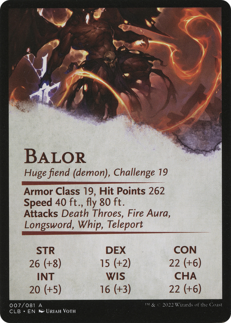 Balor // Balor (ACLB-007) - common (Borderless) - Foil
