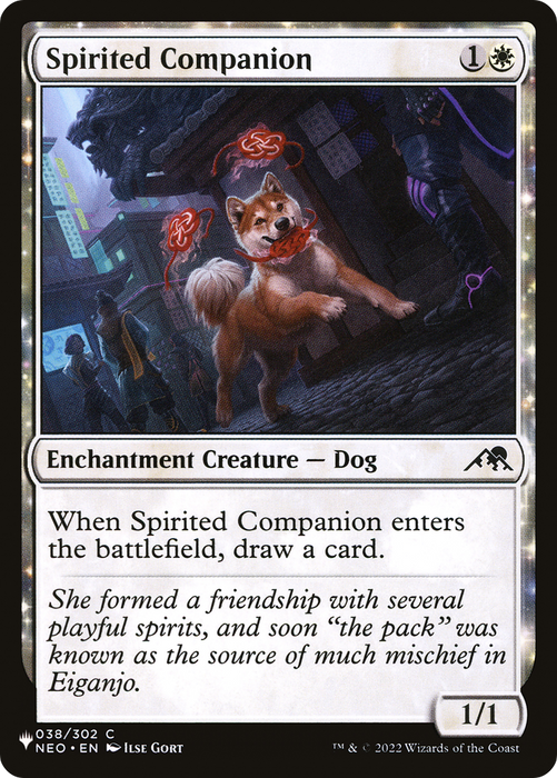 Spirited Companion (LIST-NEO-38) - common: (enchantment)