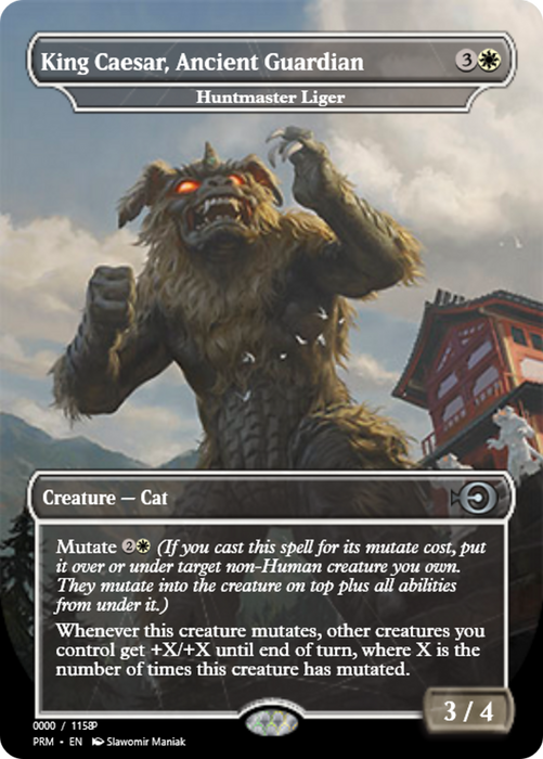 Huntmaster Liger (PRM-80927) - uncommon / King Caesar, Ancient Guardian