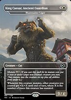 Huntmaster Liger (PRM-80927) - uncommon / King Caesar, Ancient Guardian - Foil