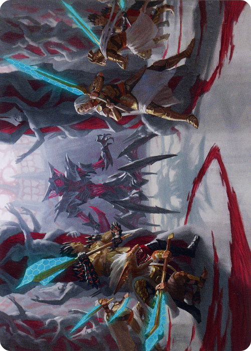 Goldwardens' Gambit // Goldwardens' Gambit (AONE-029) - common (Borderless) - Foil