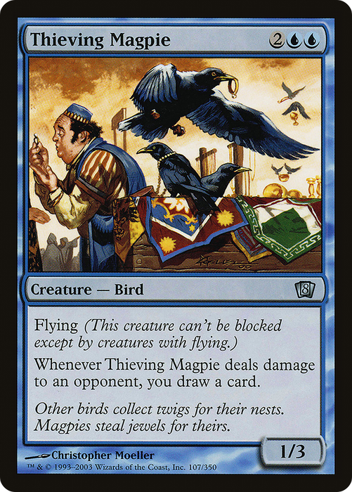 Thieving Magpie (8ED-107★) - uncommon - Foil