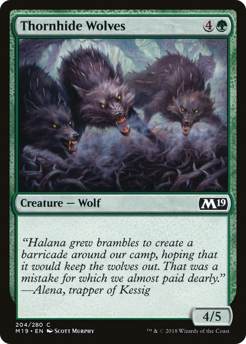 Thornhide Wolves (M19-204) - common