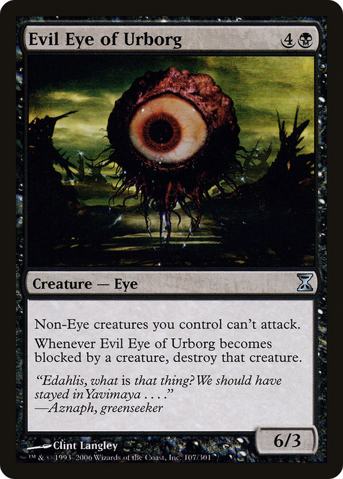 Evil Eye of Urborg (TSP-107) - uncommon - Foil