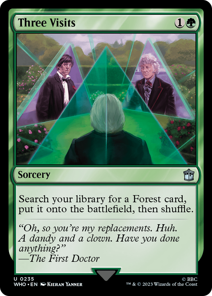 Three Visits (WHO-235) - uncommon - Foil