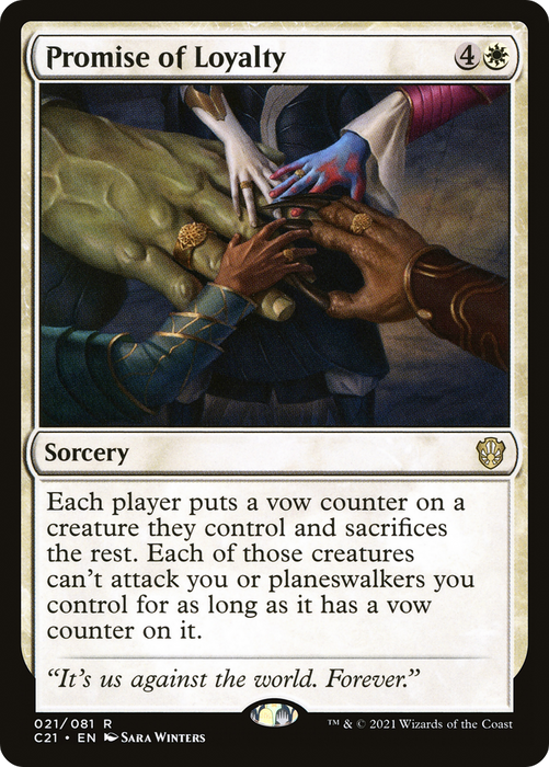 Promise of Loyalty (C21-021) - rare