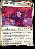 Judith, Carnage Connoisseur (MKM-363) - rare: (Showcase) - Foil