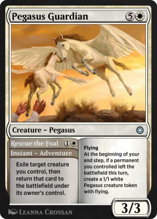 Pegasus Guardian // Rescue the Foal (HBG-097) - uncommon