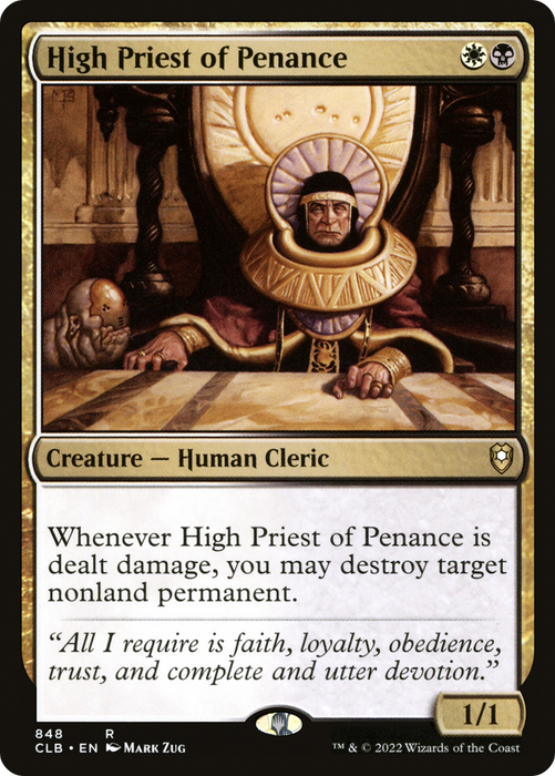High Priest of Penance (CLB-848) - rare