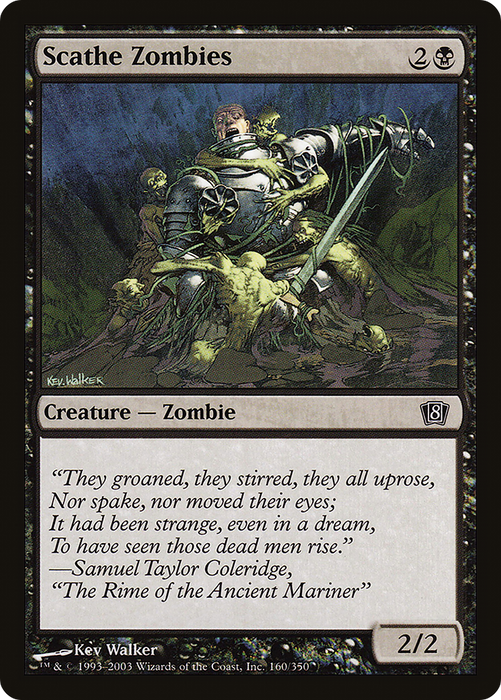 Scathe Zombies (8ED-160★) - common - Foil
