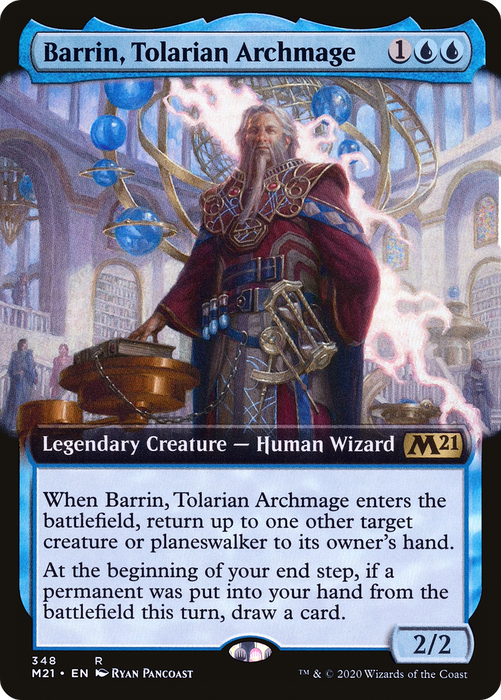 Barrin, Tolarian Archmage (M21-348) - rare: (Extended Art)