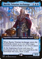 Barrin, Tolarian Archmage (M21-348) - rare: (Extended Art) - Foil