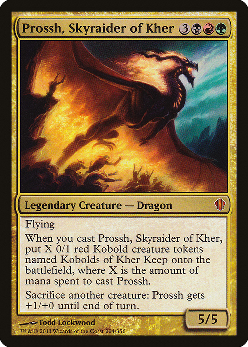 Prossh, Skyraider of Kher (C13-204) - mythic
