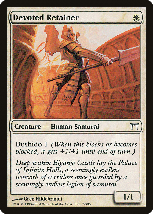 Devoted Retainer (CHK-007) - common - Foil