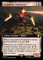 Assaultron Dominator (PIP-384) - rare: (Extended Art) - Foil