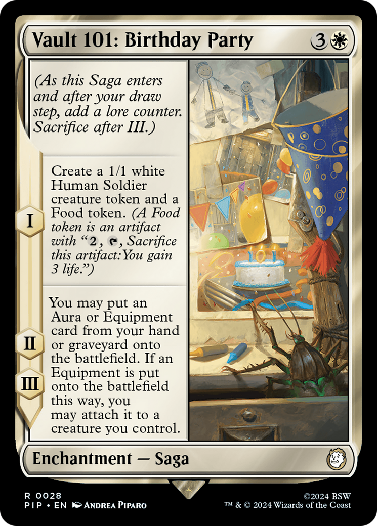 Vault 101: Birthday Party (PIP-028) - rare - Foil