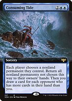 Consuming Tide (VOW-357) - rare: (Extended Art) - Foil