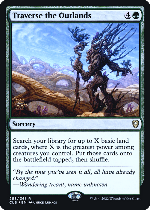 Traverse the Outlands (PRE-258S) - rare - Foil