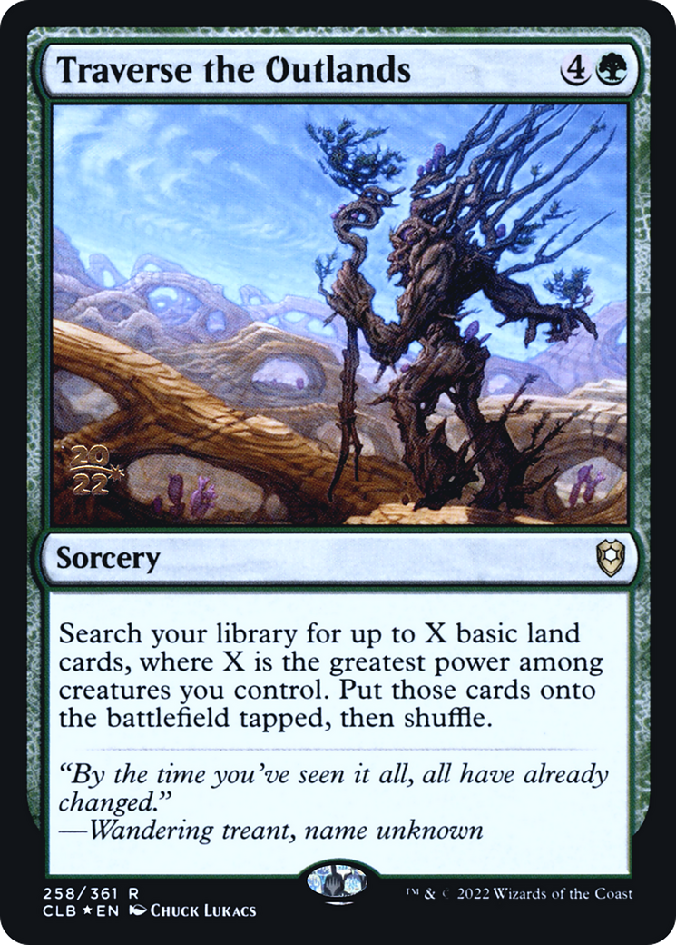 Traverse the Outlands (PRE-258S) - rare - Foil